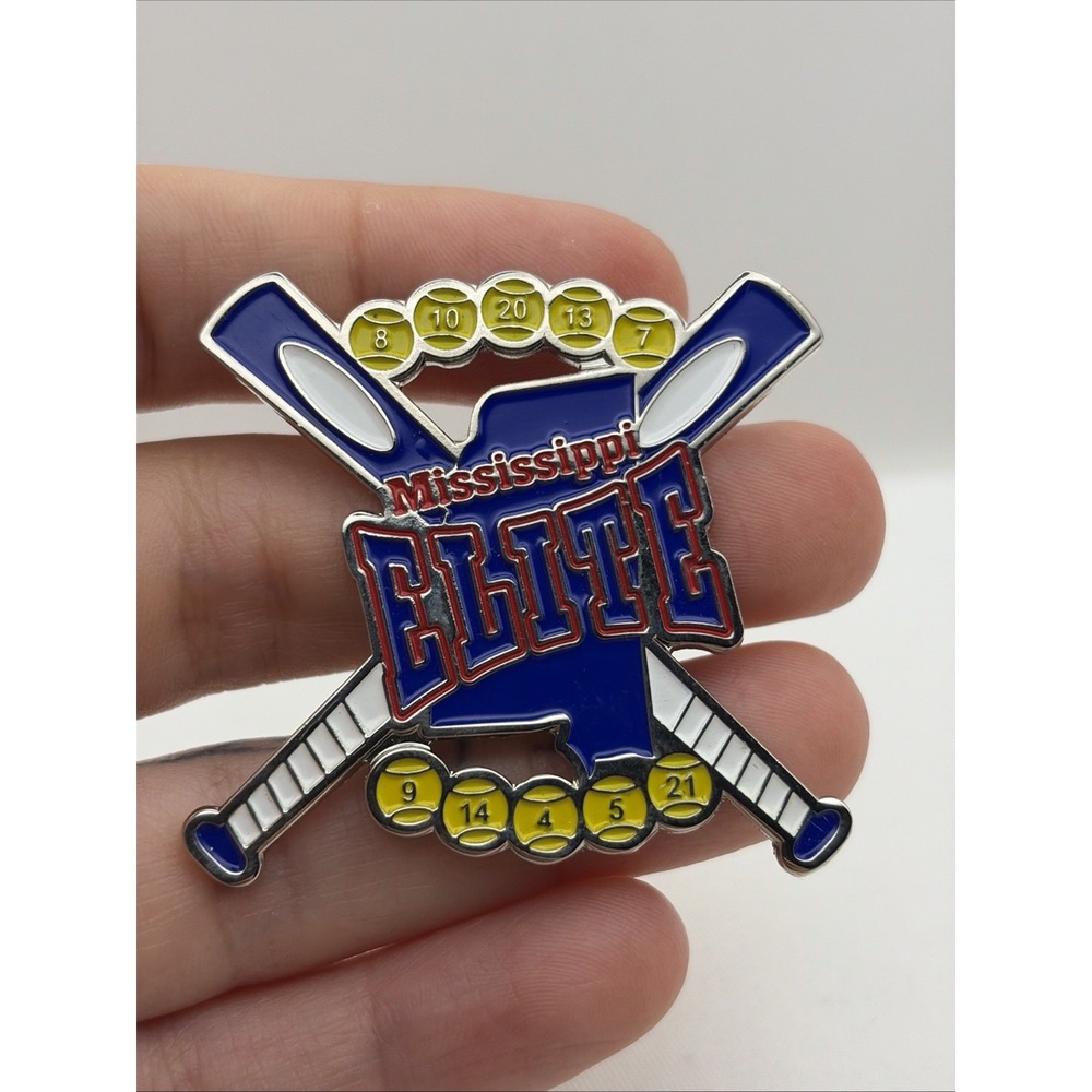 Mississippi Elite Fastpitch Softball Team Lapel Hat Pin